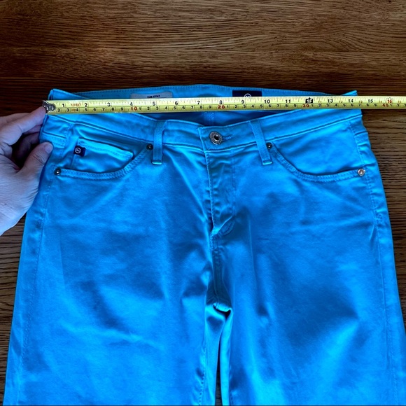 ⭐️ AG Adriano Goldschmied The Stilt Cigarette Leg Blue Pants 27R - Picture 13 of 16